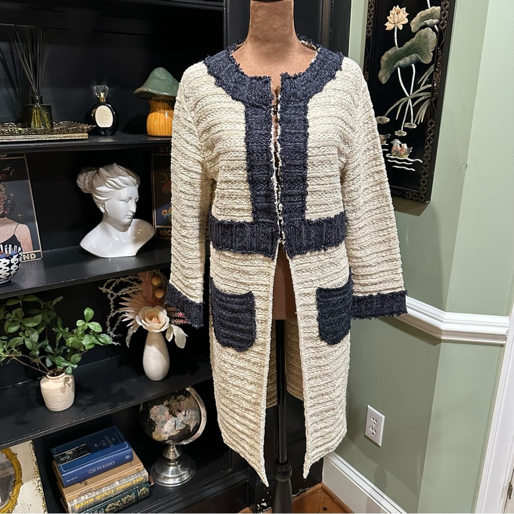 The Extreme Collection Knit Cardigan Jacket Size Medium